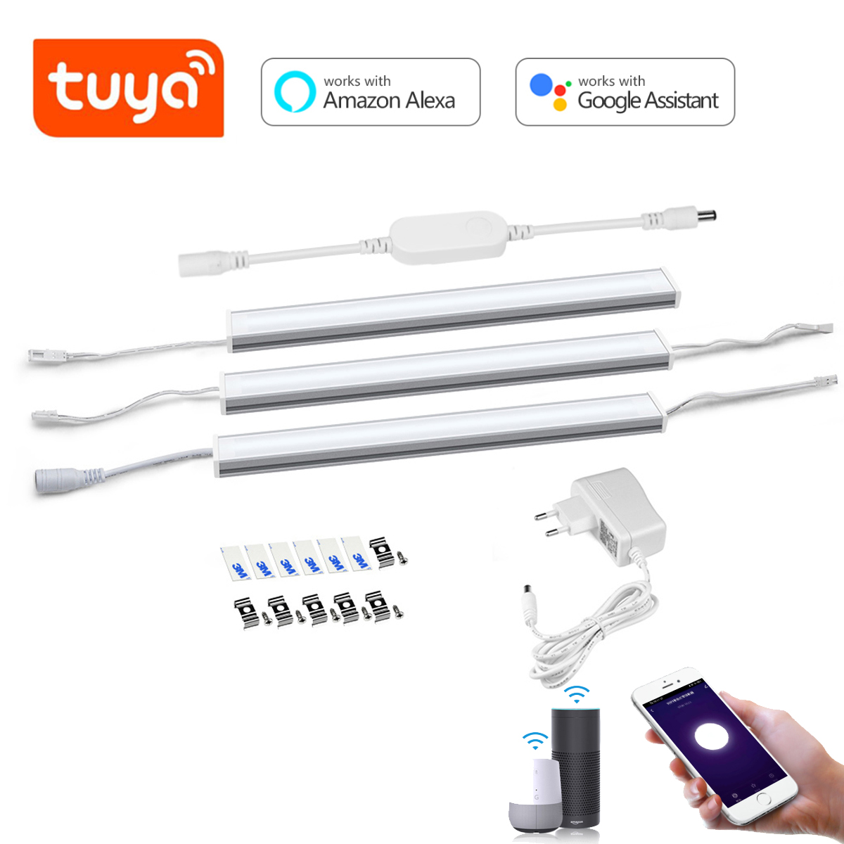 Home Bargains - 스마트 투야 와이파이 알루미늄 바 LED
