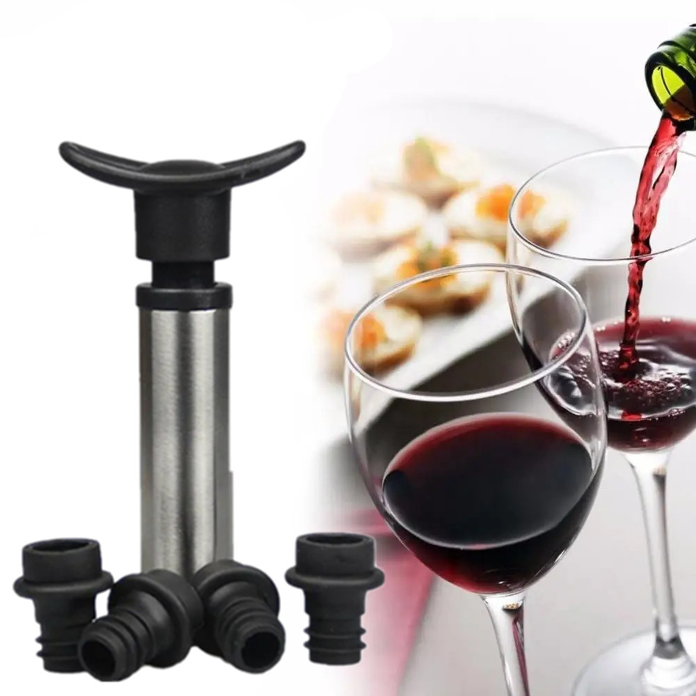 Wine Preservation Pump - 진공 와인 펌프 와인 스토퍼, 와인