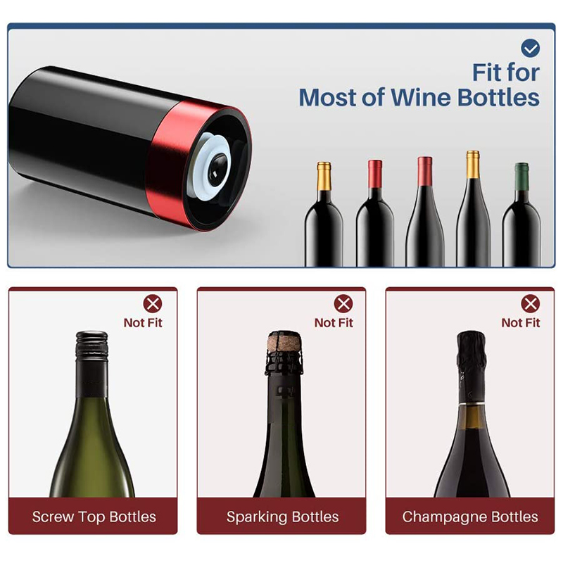 와인 스토퍼 진공 전기 와인 병 마개, 재사용 가능한  - Wine Preservation Pump 리뷰 및 가격