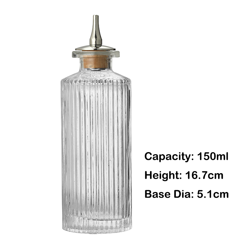 칵테일 비터 병-빈티지 유리 디자인, 코르크 및 스테인 - Bitters Bottle Set 리뷰 및 가격