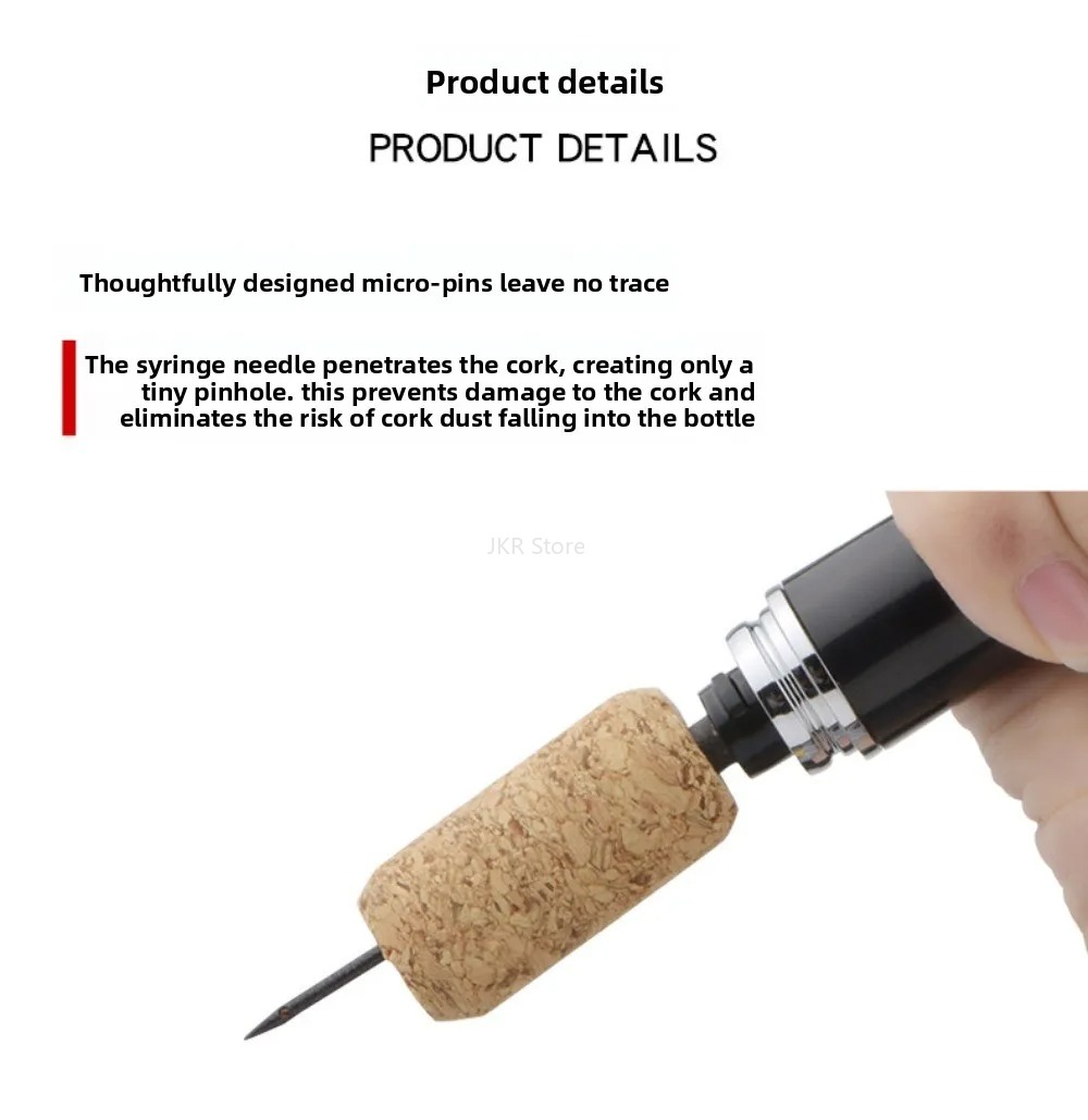 공기압 와인 병따개 2 in 1 휴대용 핸드헬드 코르크 - Wine Preservation Pump 리뷰 및 가격