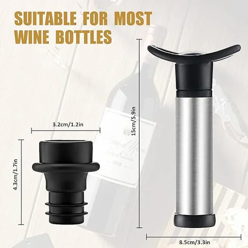 와인 호일 오프너가 포함된 진공 와인 펌프 키트 스토퍼 - Wine Preservation Pump 리뷰 및 가격