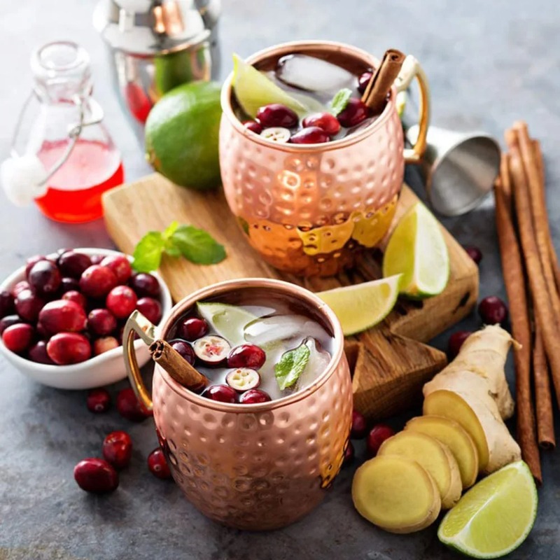 1-6PCS 칵테일 와인 컵 모스크바 뮬 머그 스테인레 - Mule Copper Mug 리뷰 및 가격