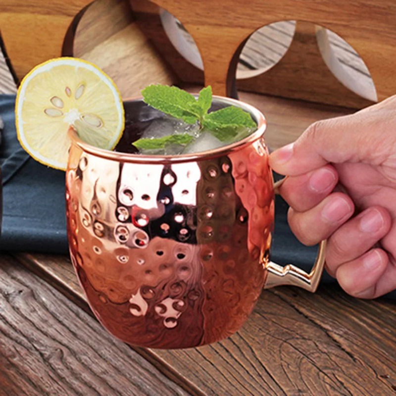 1-6PCS 칵테일 와인 컵 모스크바 뮬 머그 스테인레 - Mule Copper Mug 리뷰 및 가격