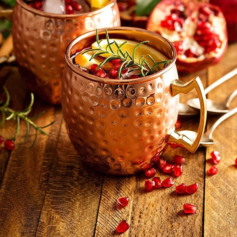 1-6PCS 칵테일 와인 컵 모스크바 뮬 머그 스테인레 - Mule Copper Mug 리뷰 및 가격