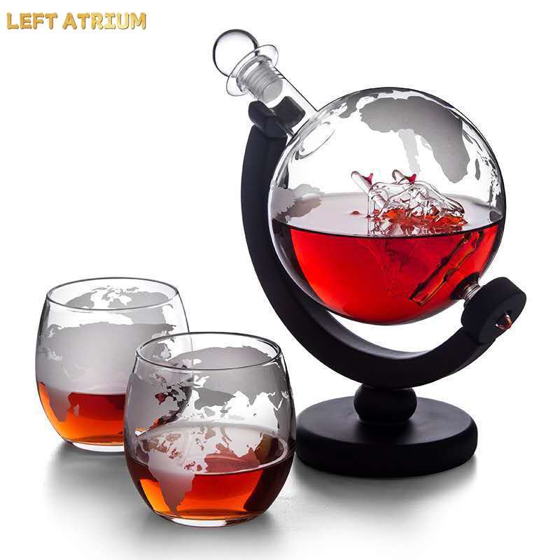 유리 글로브 모양 디캔터, 위스키 세트, 붕규산 유리  - Decanter Globe Set 리뷰 및 가격