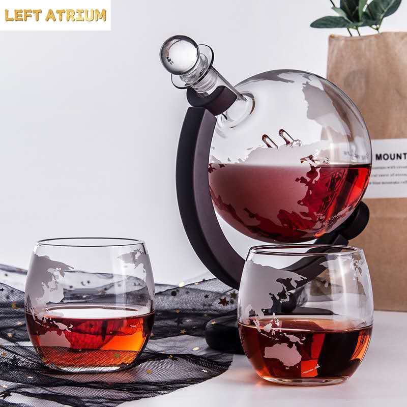 유리 글로브 모양 디캔터, 위스키 세트, 붕규산 유리  - Decanter Globe Set 리뷰 및 가격