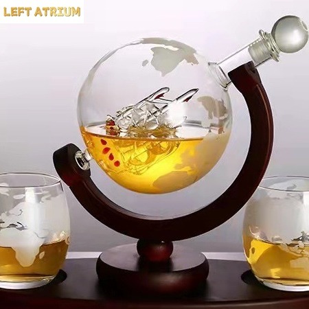 유리 글로브 모양 디캔터, 위스키 세트, 붕규산 유리  - Decanter Globe Set 리뷰 및 가격