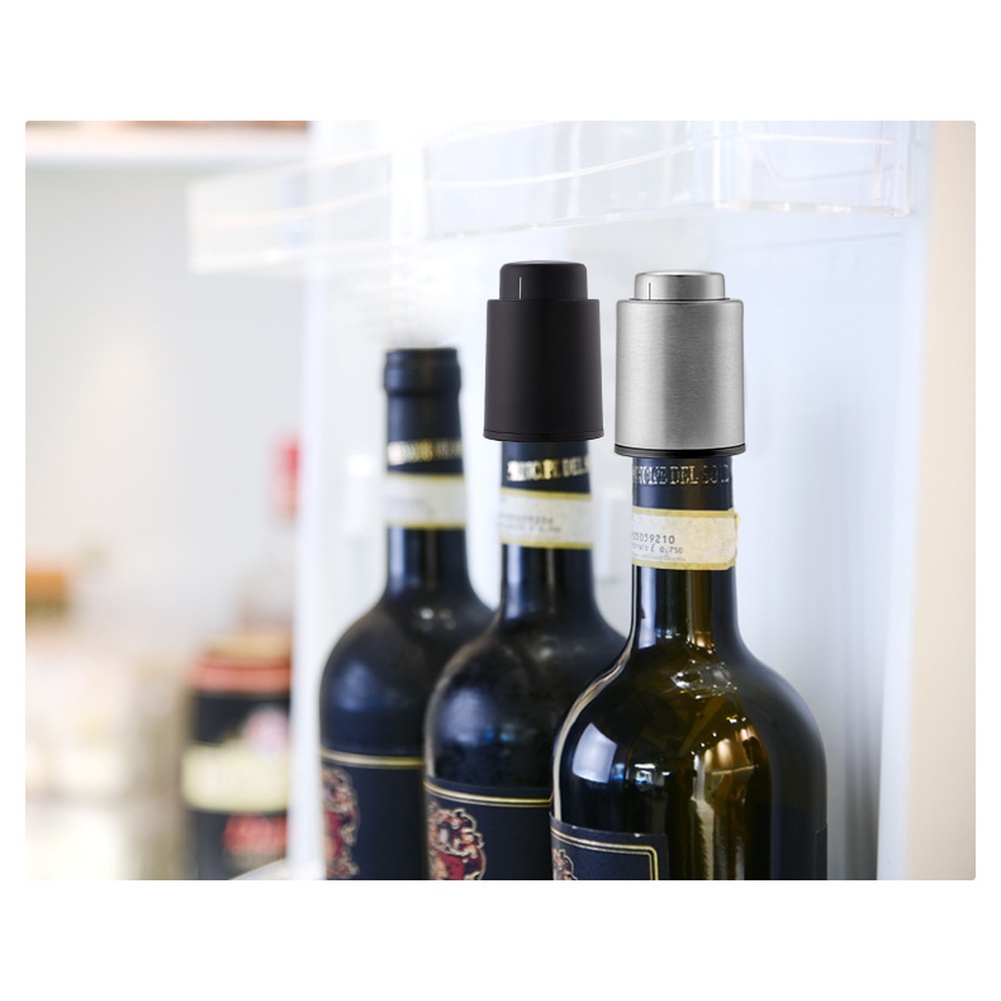 진공 펌프와 날짜 표시기가 있는 프레스형 ABS 와인  - Wine Preservation Pump 리뷰 및 가격