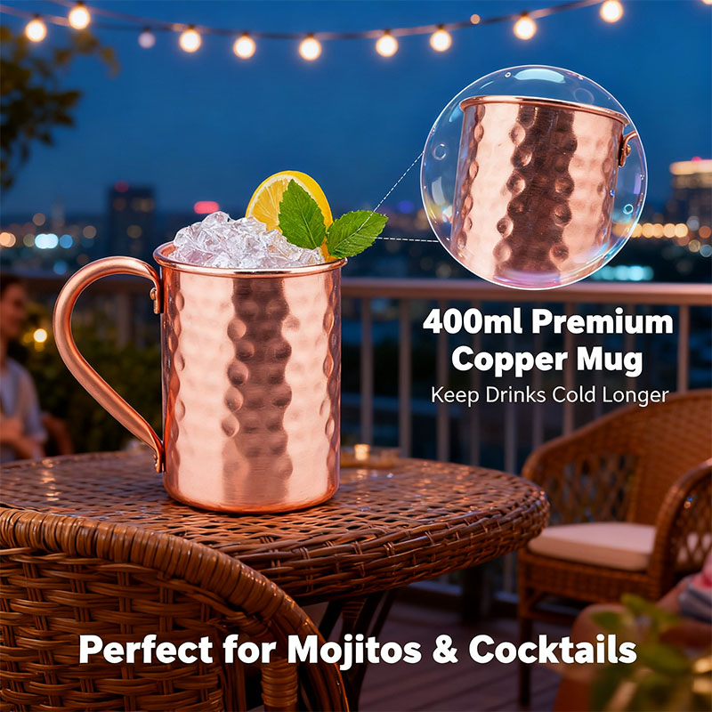 새로운 100% 구리 컵 순수 통구리 모스크바 뮬 순수 - Mule Copper Mug 리뷰 및 가격