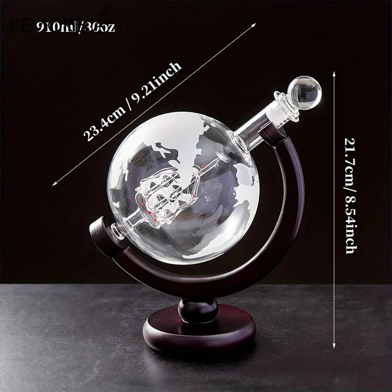 900ML 글로브 위스키 디캔터 세트 무연 유리 카라페 - Decanter Globe Set 리뷰 및 가격