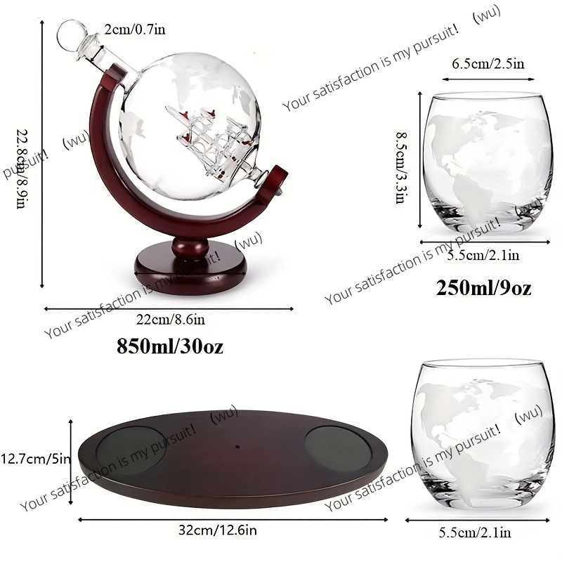 위스키 디캔터 글로브 세트 (2개의 잔 포함) - Decanter Globe Set 리뷰 및 가격