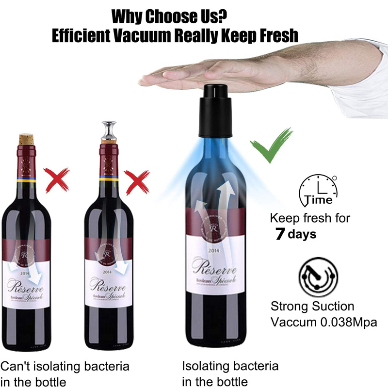 LMETJMA 와인 병 마개 재사용 가능한 진공 와인  - Wine Preservation Pump 리뷰 및 가격