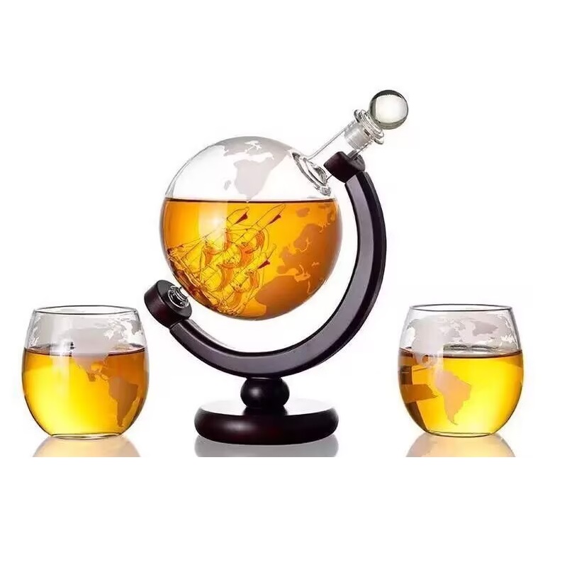 1리터 크리에이티브 글로브 디캔터 세트 (무연 카라페, - Decanter Globe Set 리뷰 및 가격