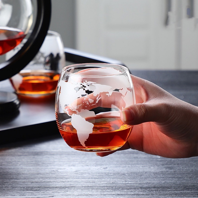 1리터 크리에이티브 글로브 디캔터 세트 (무연 카라페, - Decanter Globe Set 리뷰 및 가격